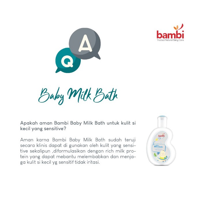 Bambi Baby Milk Bath 100ml