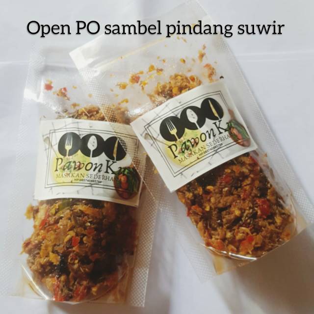 Sambel Pindang Suwir Sambel Pedas Pawonku Shopee Indonesia