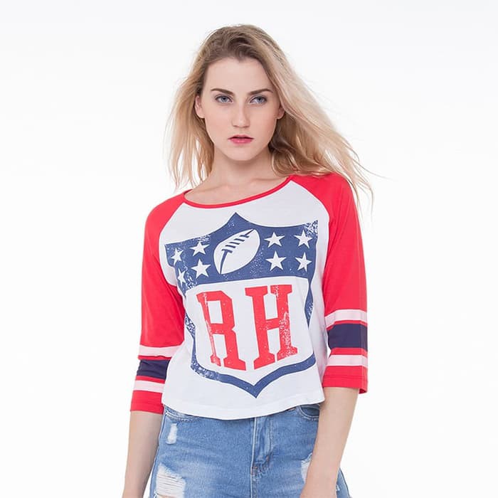 Rave Habbit- T-SHIRT RH Rugby Red - Merah, L