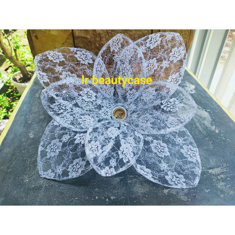 Kap Bunga/ Kelopak Bunga / Hiasan Bunga Lampu Dekorasi Diameter Besar 40Cm
