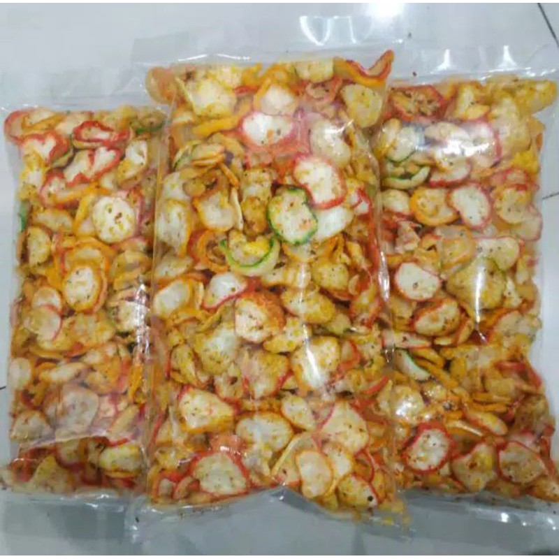 

Krupuk seblak pedas mantap 250gr