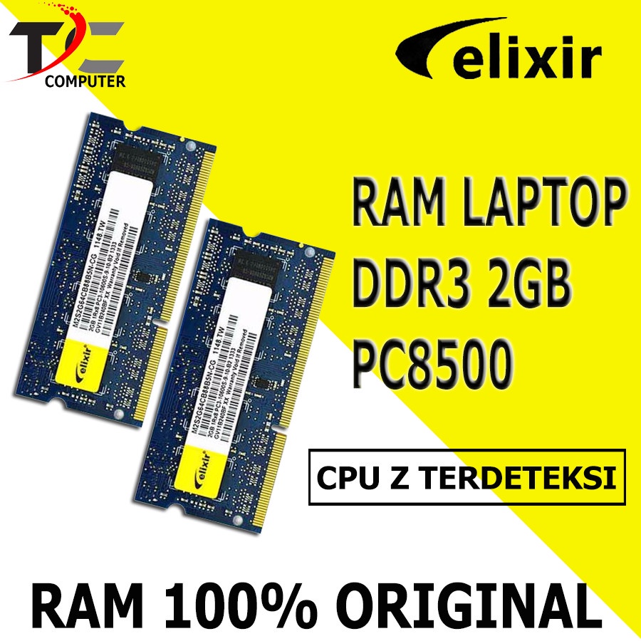 RAM MEMORY Laptop DDR3 2GB PC8500