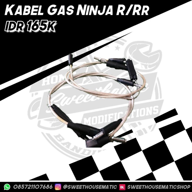 Kabel gas ninja r rr