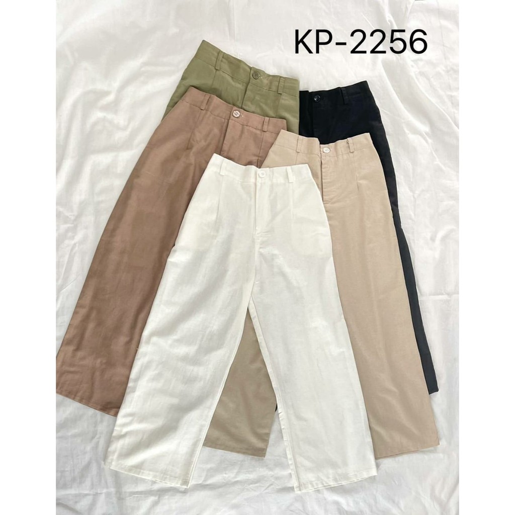 FWR - CELANA  KULOT BAHAN LINEN 2256