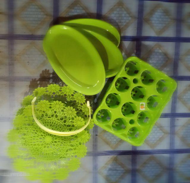 Piring Plastik Oval , Piring Ikan Golden Sunkist Pi-8006