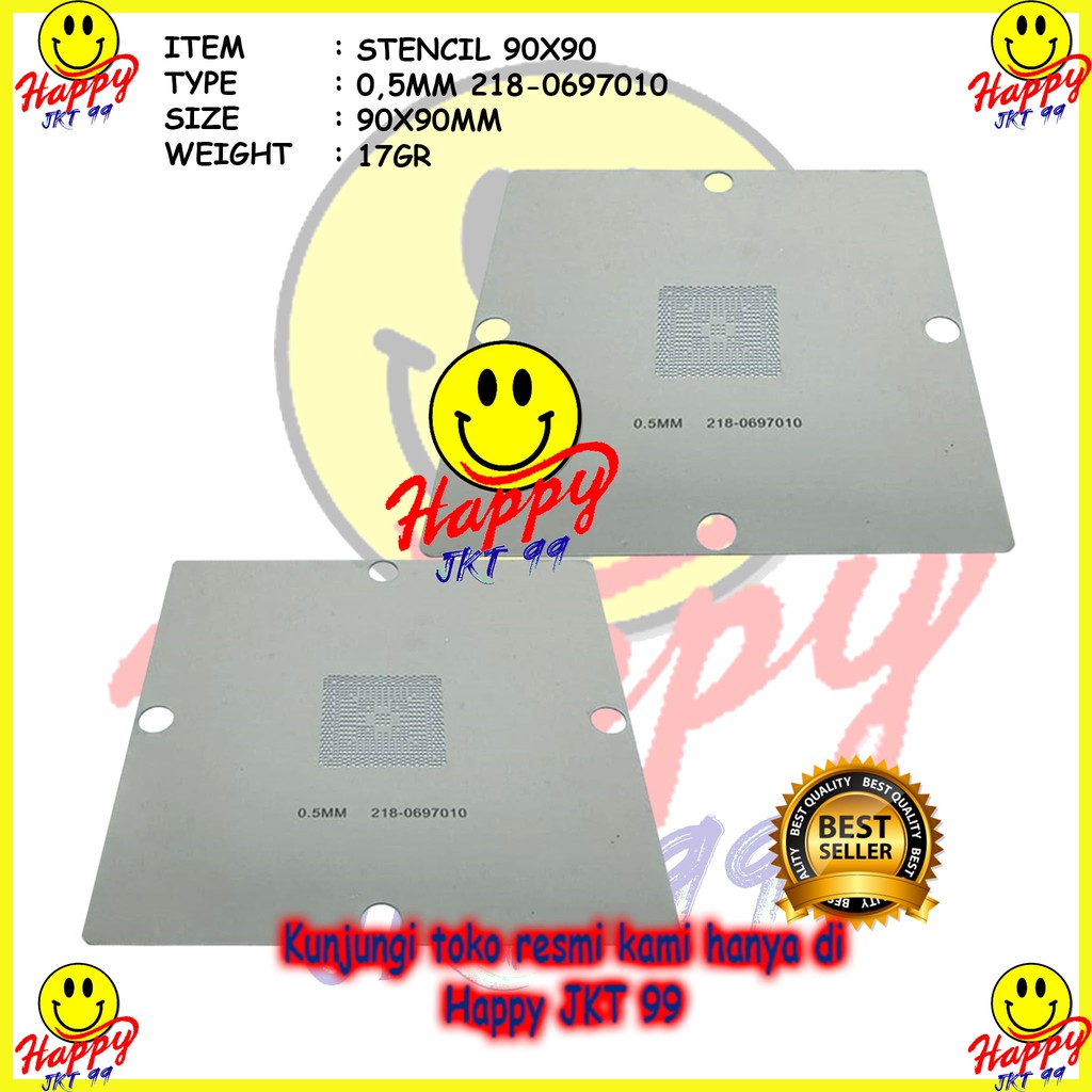 [ HAPPY JKT 99 ] STENCIL 90X90 218-0697014 218-0697010 218-0792001 218-0792006