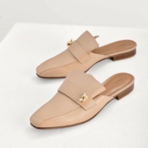 SEPATU | SHOES | WANITA | PEDRO KNOTTED EMBELLISHED MULES NUDE ORI PREMIUM IMPORT
