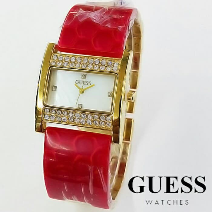 Jam Tangan Wanita Guess Mika Kotak Merah