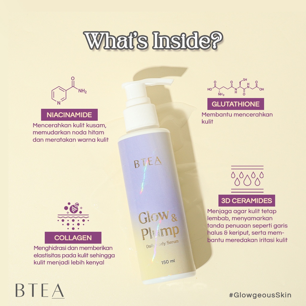 BTEA Glow &amp; Plump Daily Body Serum