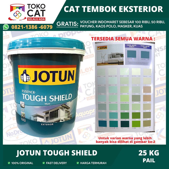 CAT TEMBOK LUAR JOTUN TOUGHSHIELD (BISA REQUEST WARNA) 25KG PAIL