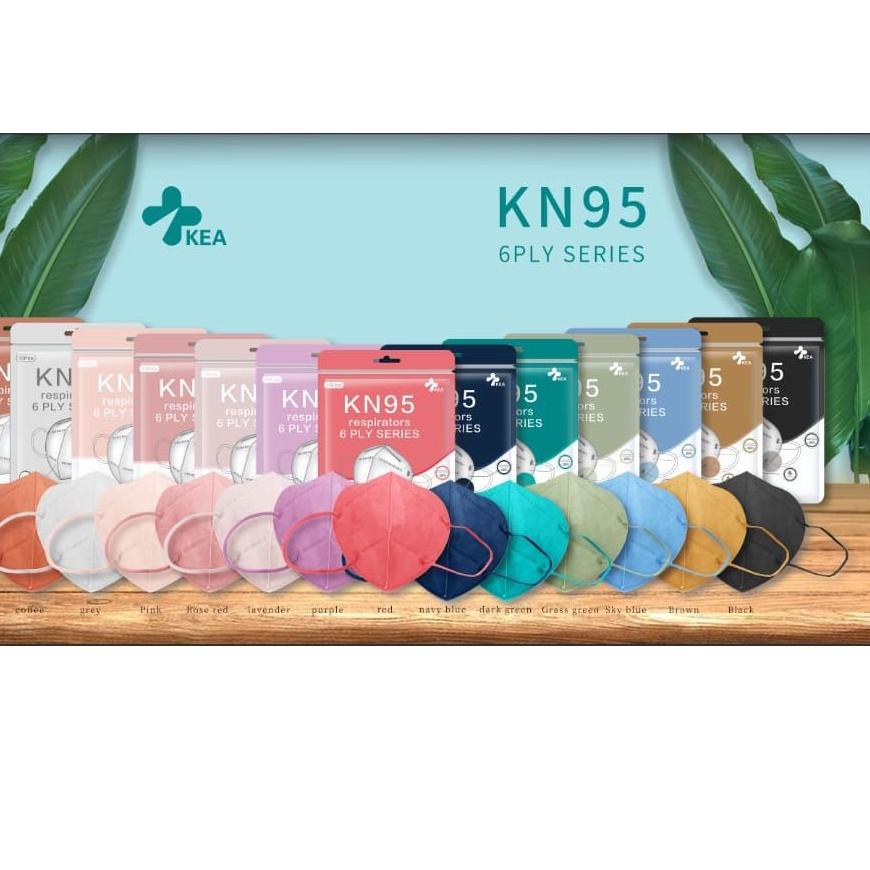 (COD )NEW_PRODUCT Masker KEA KN95 6 Ply Emboss Tali Senada 1 pack isi 10 pcs Model SHUMU / MOUSON / 