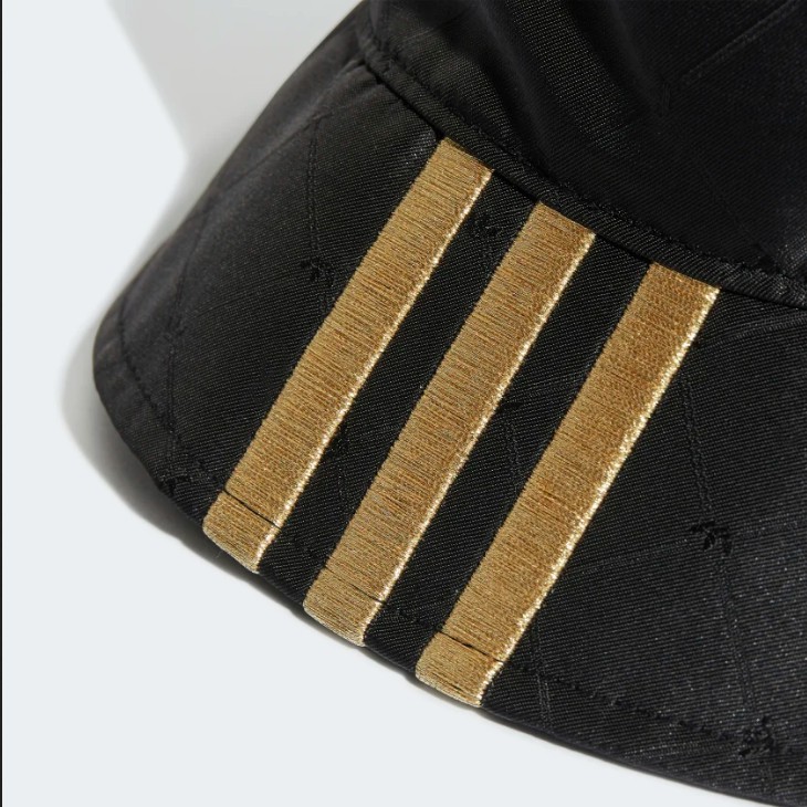 Adidas Bucket Hat Trefoil Cap 3D Gold Black H09036 Topi Original 100%