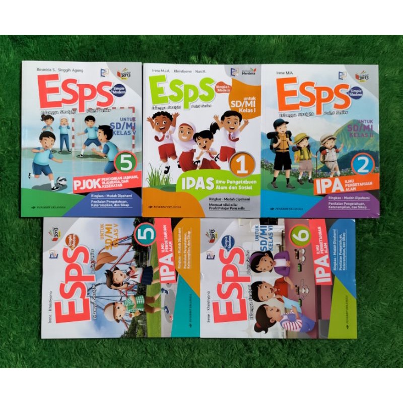 ORIGINAL BUKU ESPS IPA ILMU PENGETAHUAN ALAM PJOK  PENDIDIKAN JASMANI OLAHRAGA DAN KESEHATAN KELAS 2