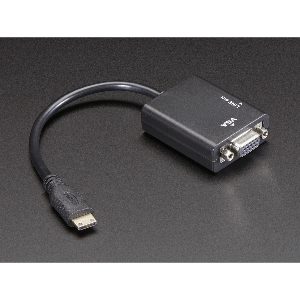 MINI HDMI TO VGA+AUDIO converter# MINI HDMI TO VGA+AUDIO (P)