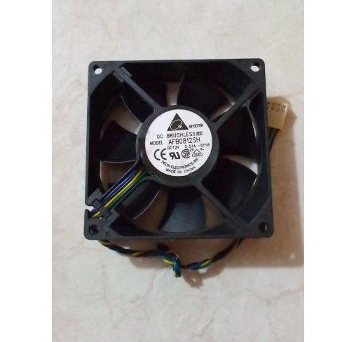 KIPAS FAN PWM 8CM ORIGINAL DELTA AFB0812SH 12V 0.51A 4PIN