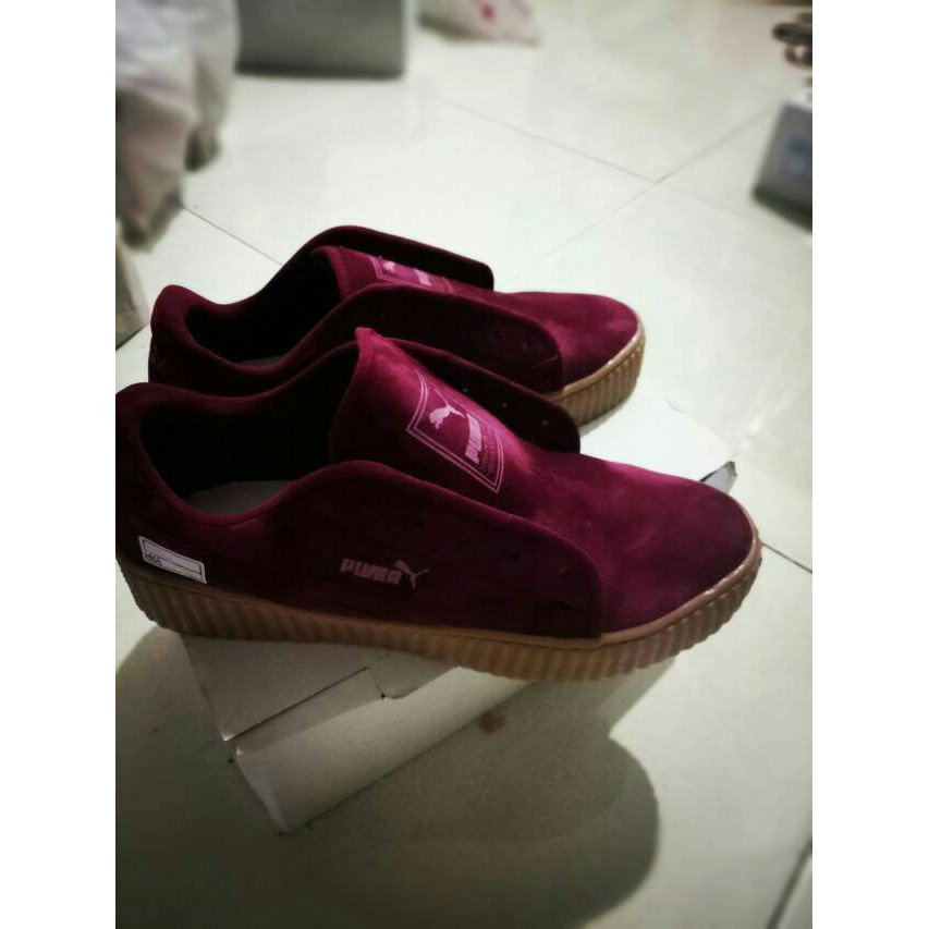 *Terlaris*      SEPATU OLAHRAGA PUMA MERAH WANITA CEWEK CEWE SPORT BOOTS BOOT SEKOLAH