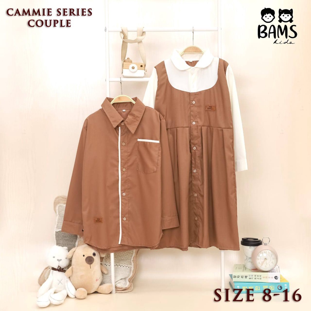 Kemeja dan dress anak Cammie Couple Bams Kids