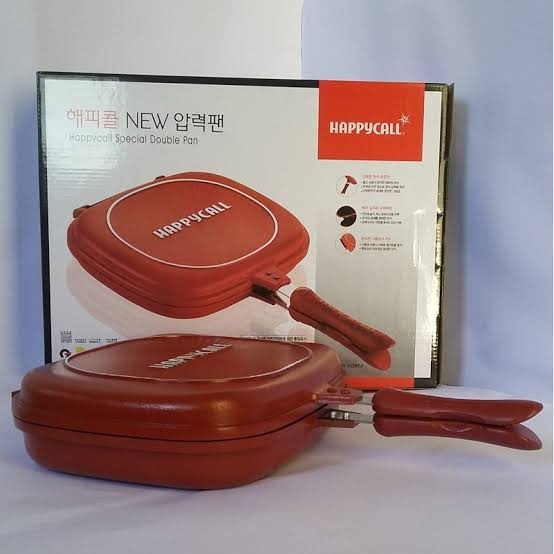 Duble Pan Jumbo Murah / HOT PRODUCT  Double Pan JUMBO SIZE Made in KOREA / Pan Bolak Balik-Double Si