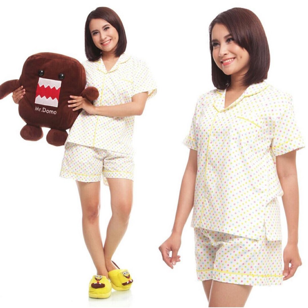 

Baju Tidur / Piyama Celana Pendek Katun CVC