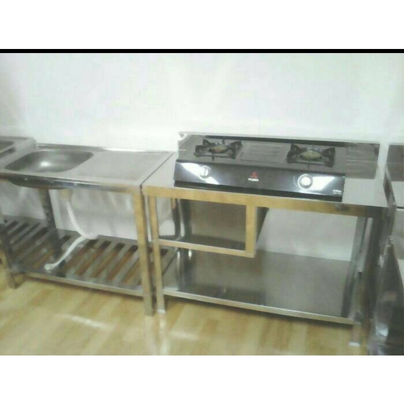 Paket Meja Kompor dan Bak Cuci Piring Kirim Lampung