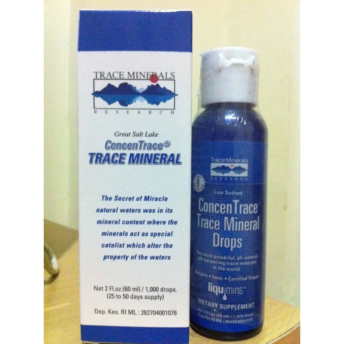 CMD ( CONCENTRACE TRACE MINERAL ) 1000 DROPS / 60ML / 2OZ ORIGINAL MANJUR 