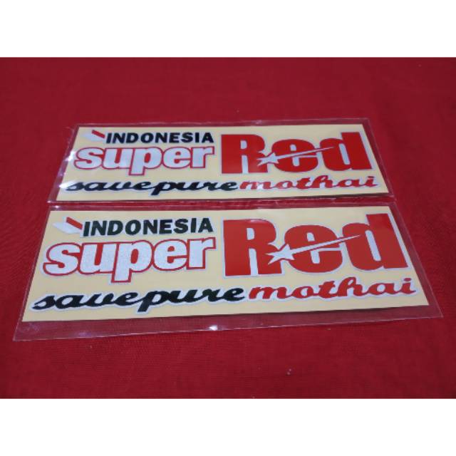 

STICKER CUTTING SUPER RED