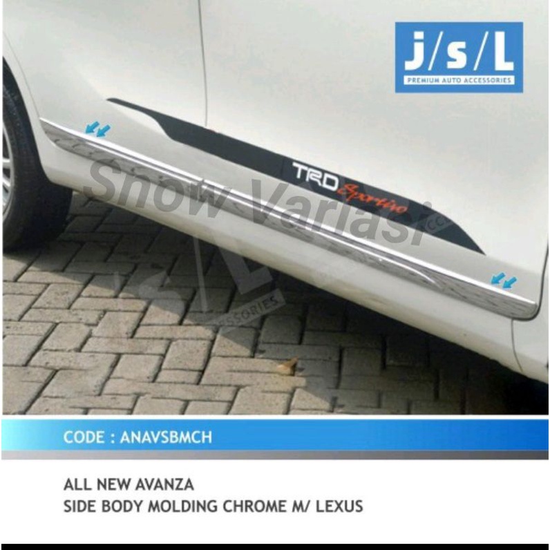 Side List Body Molding Model Lexus All New Avanza Xenia