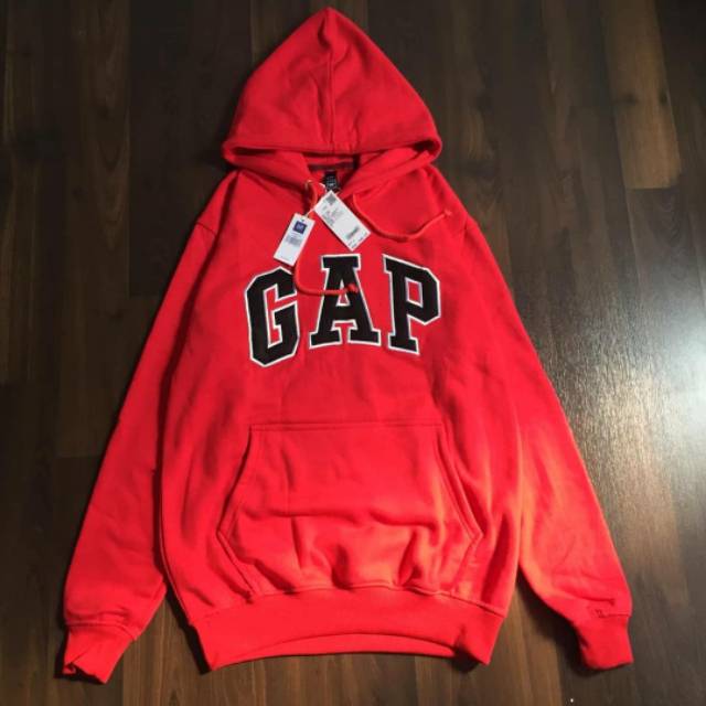 red gap hoodie