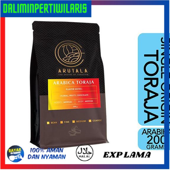 

BISA COD ARUTALA Kopi Arabika Toraja Sapan 200 gram SPECIAL [Kode 1|Kode 2|Kode 3|Kode 4|Kode 5|Kode