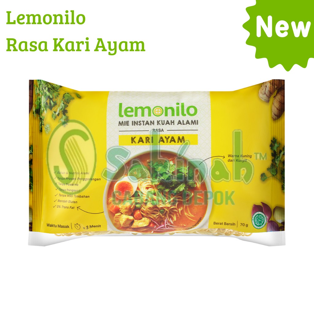 

Produk Laris Lemonilo Mie Kuah Instan Alami Rasa Kari Ayam Terima