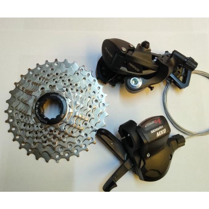 Mini Groupset Sensah 9 Speed / Group set Sensah 9 Speed