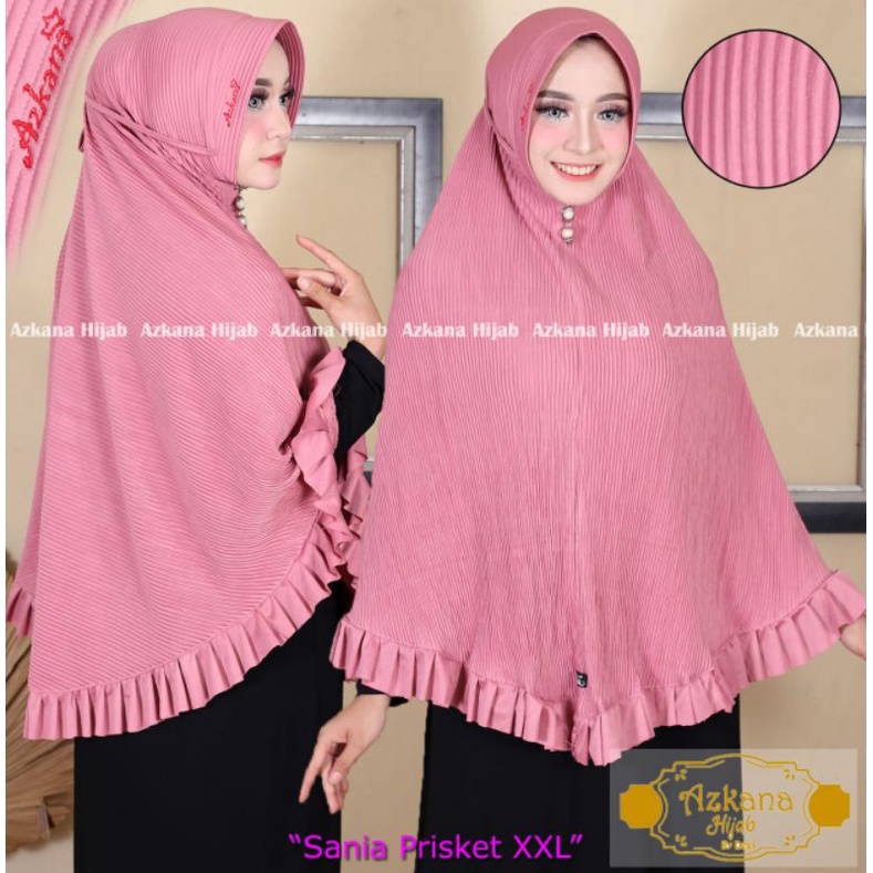 JILBAB/KERUDUNG JUMBO/PLISKET JERSEY/AZKANA HIJAB