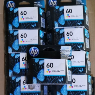 EXPIRED CARTRIDGE HP 60 COLOR ORI TINTA INK HP 60CL DESKJET D1660 D2560