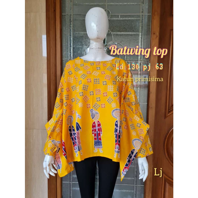 Batwing top simbok baris jumbo