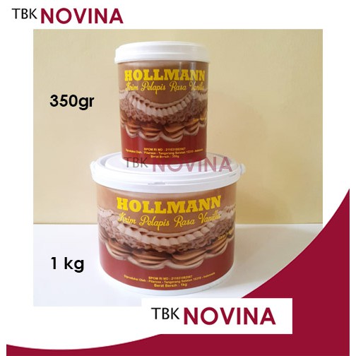 HOLLMAN BUTTER CREAM / CREAM SIAP PAKAI HOLLMANN / KRIM KUE HOLMAN 350gram