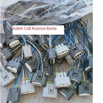 Soket Coil Mobil Avanza &amp; Xenia, Rush Terios Vios Yaris 4 pin