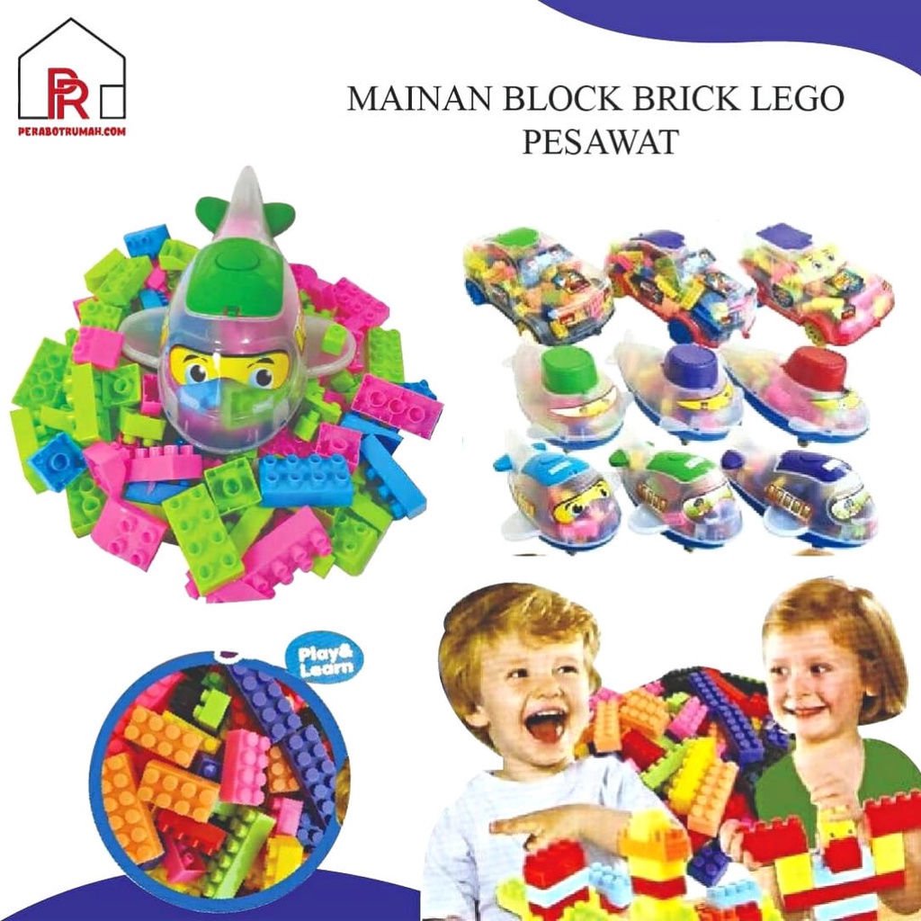 Mainan Anak Lego Balok / Mainan Anak Lego Karakter / Mainan Edukasi Brick Block