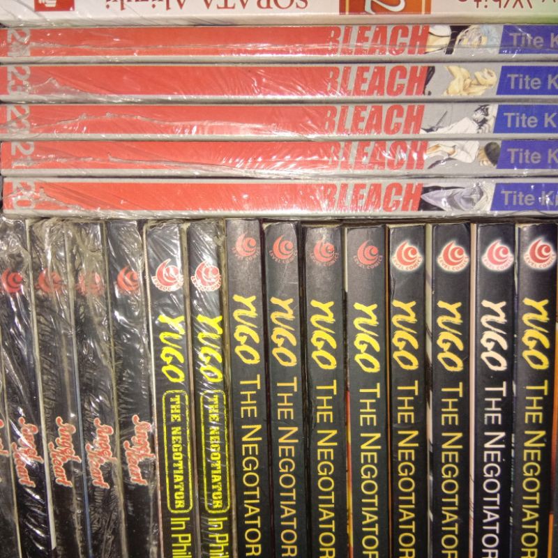 Komik Bleach 19, 20, 21, 22, 23, 24 Kondisi masih segel alias Baru Bisa Cabutan semua masih Baru