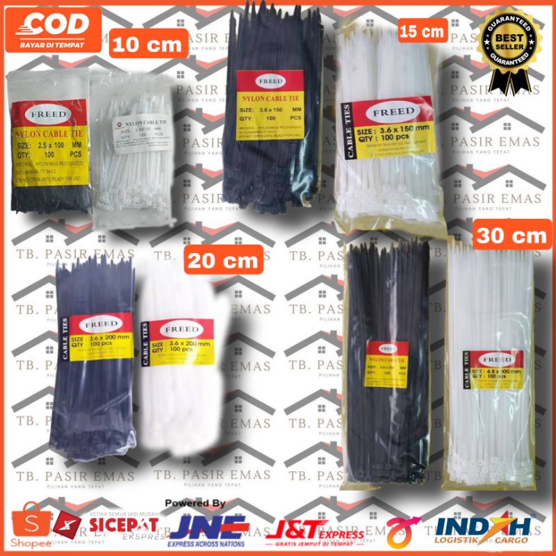Kabel Ties | Kabel Krek | Tali Krek | All size Harga Per pack