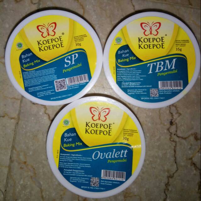 

KOEPOE BAHAN BAKING KUE SP/OVALET/TBM 30 GRAM