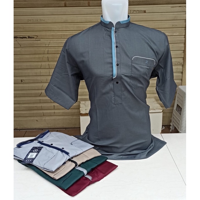 baju koko lengan pendek Al Luthfi