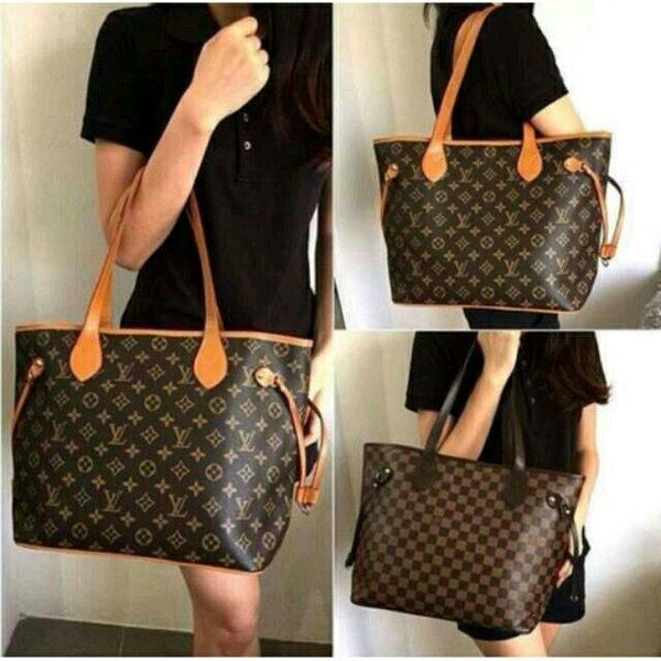 Tas Wanita Neverfull Totebag Shoulder Bag Tas Kerja Ada Garansi Tas Import Murah Women Bags