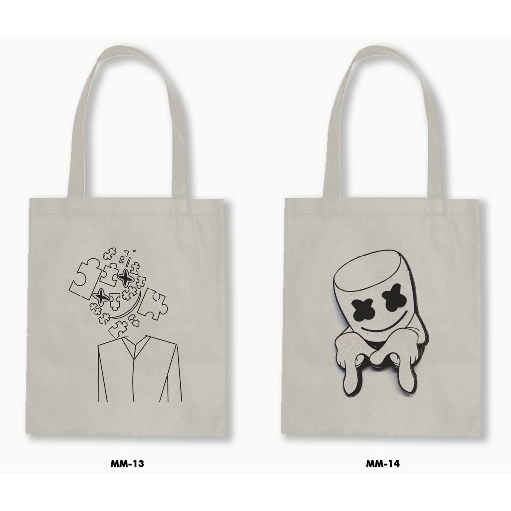 TOTE BAG BLACU - MARSHMELLO 01