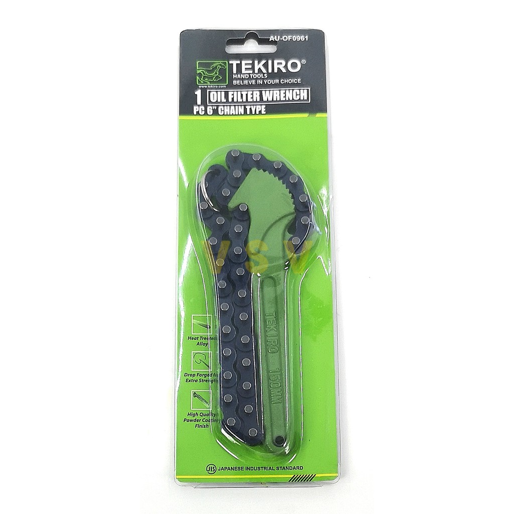 TEKIRO KUNCI OLI FILTER RANTAI 6 INCH TEKIRO Oil Filter wrench chain type 6&quot; / kunci oli filter rantai