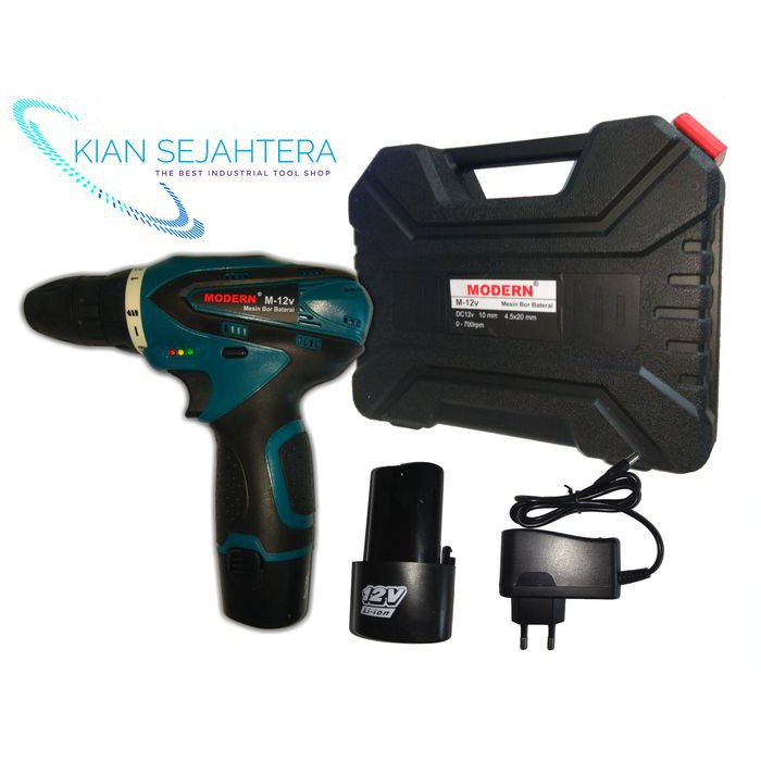mesin bor cordless 12V modern mesin bor charger K1