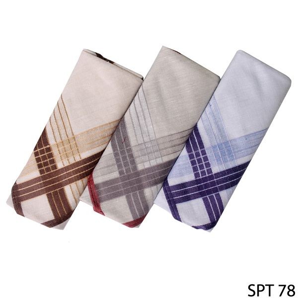 Handkerchief For Mens Suit 3Pcs Katun Multi Color – SPT 78