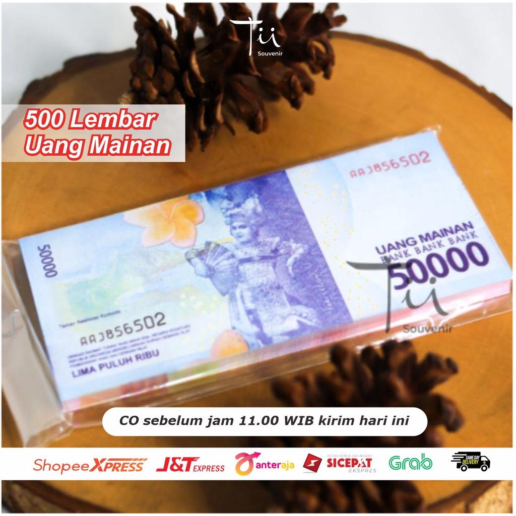 500 Lembar Uang Mainan Uang Replika | Uang Mahar | Uang Bouquet