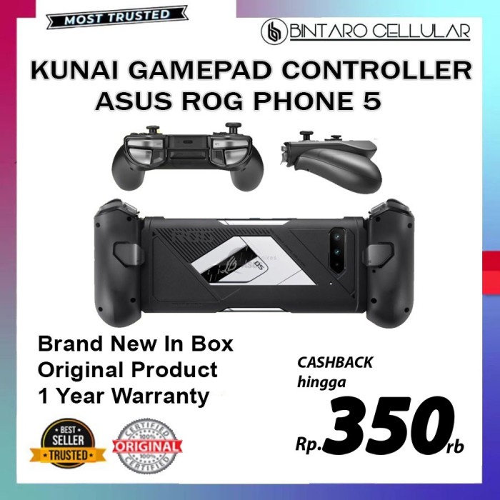 [Aksesoris / Acc] Asus Kunai Gamepad Controller For Rog Phone 5 Original Product Console / Pc /