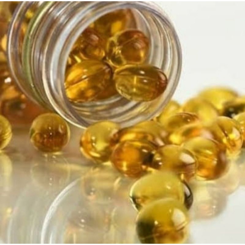 ECER 1 BUTIR - MINYAK IKAN FISH OIL TUNGHAI VITAMIN KUCING/ ANJING