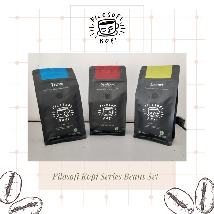 

Paket "Filosofi Kopi Series" (Tiwus, Perfecto, Lestari) Roasted Beans - Biji Sangrai